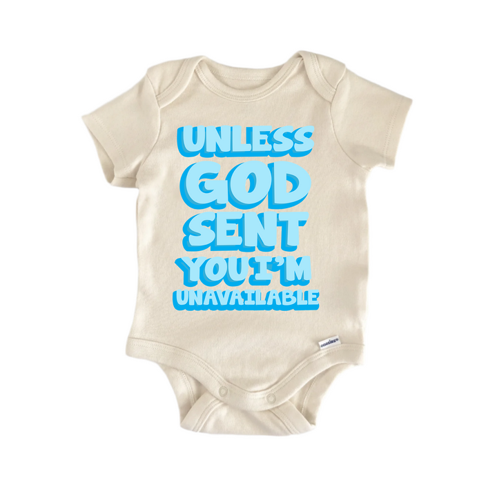 I'm Unavailable Jesus Religious God Christian -  Baby Boy Girl Clothes  Bodysuit