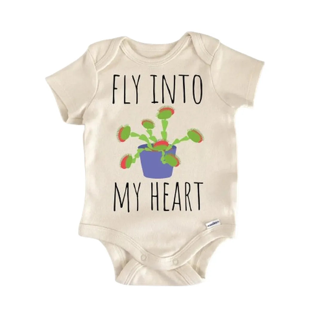 Venus Fly Trap Plant - Baby Boy Girl Clothes Infant Onesie® Funny Cute Newborn GS1  Funny Cute Onesie® | North Fork Forager LLC