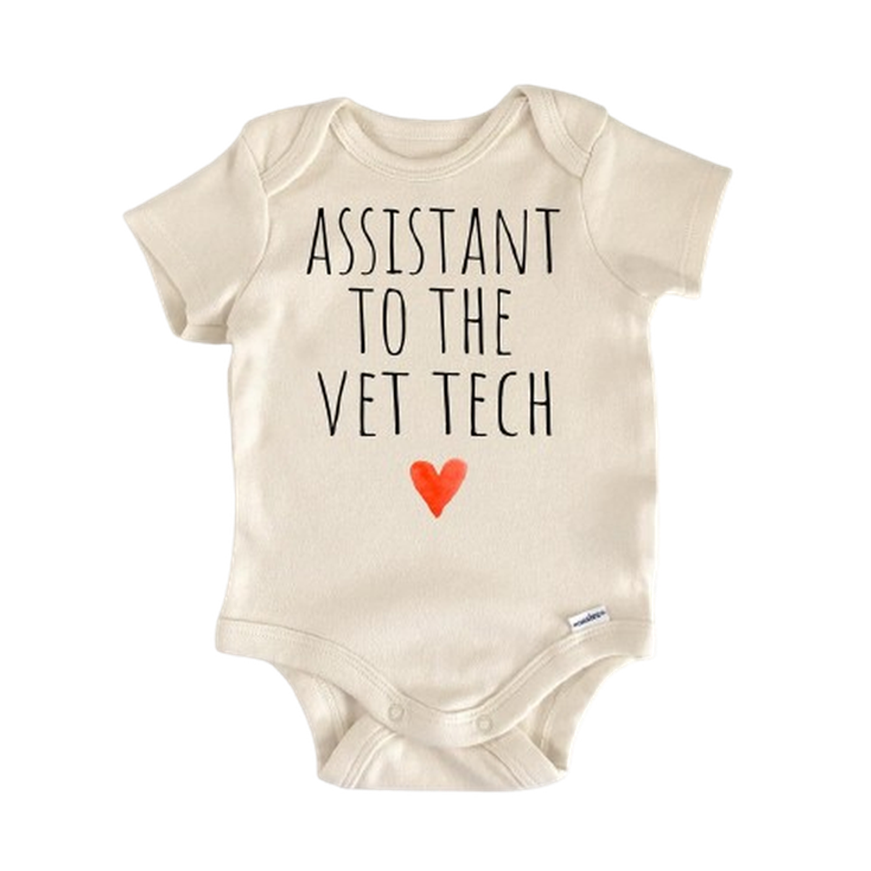 Veterinarian Vet Tech - Baby Boy Girl Clothes Infant Bodysuit Funny Cute Newborn  Funny Cute Onesie® | North Fork Forager LLC
