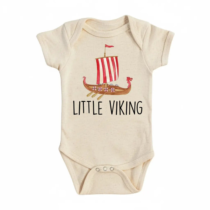 Little Viking  - Baby Boy Girl Clothes Infant Onesie® Funny Cute Newborn GS1  Funny Cute Onesie® | North Fork Forager LLC