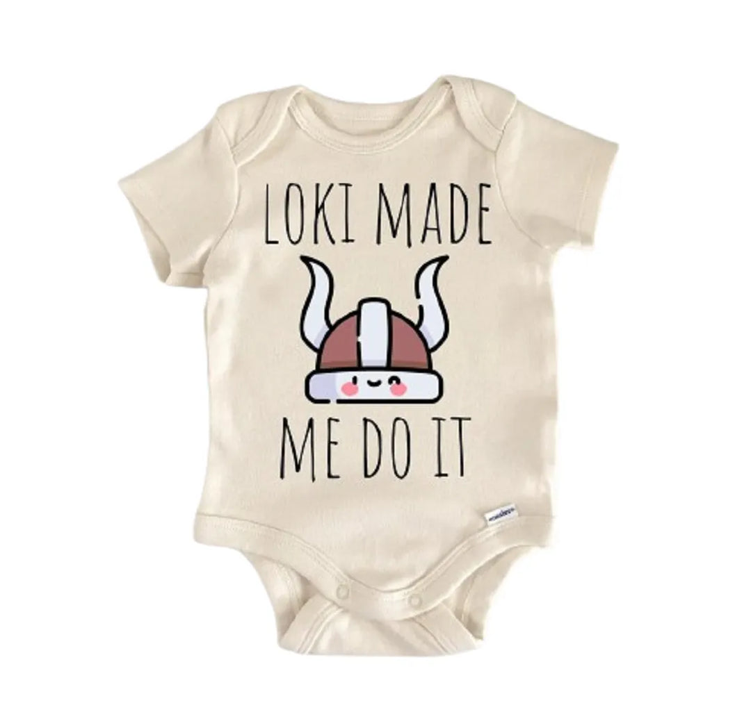 Viking Scandinavian Nordic - Baby Boy Girl Clothes Infant Bodysuit Funny Cute Newborn  Funny Cute Onesie® | North Fork Forager LLC