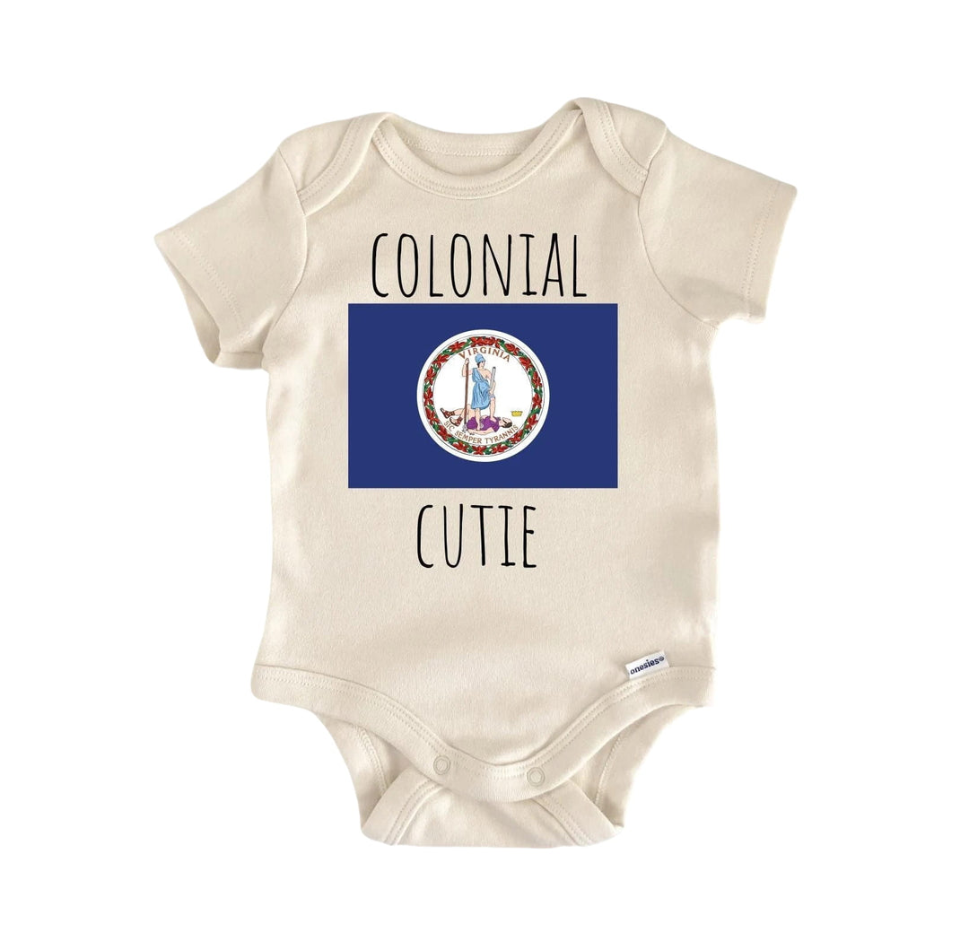Virginia - Baby Boy Girl Clothes Infant Bodysuit Funny Cute Newborn  Funny Cute Onesie® | North Fork Forager LLC