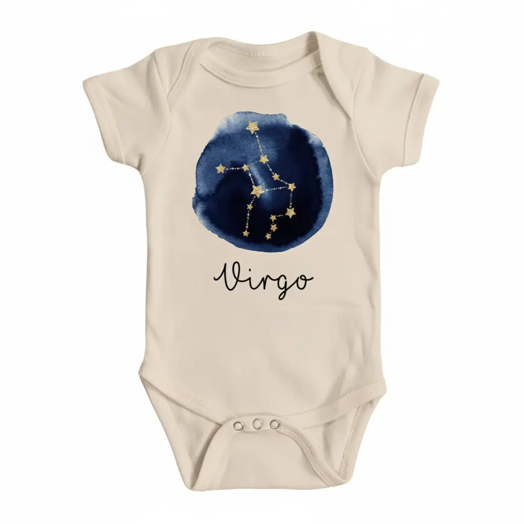 Virgo Zodiac - Baby Boy Girl Clothes Infant Onesie® Funny Cute Newborn GS1  Funny Cute Onesie® | North Fork Forager LLC