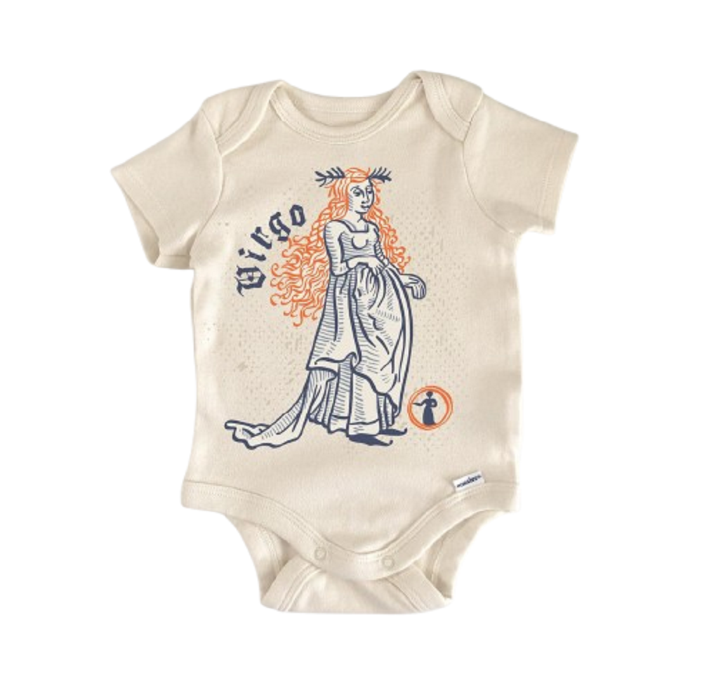 Virgo Zodiac Constellation - Baby Boy Girl Clothes Infant Bodysuit Funny Cute  Funny Cute Onesie® | North Fork Forager LLC