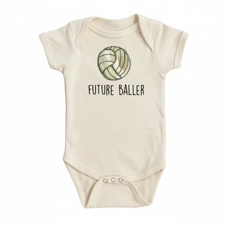 Volleyball - Baby Boy Girl Clothes Infant Bodysuit Funny Cute Newborn 1B  Funny Cute Onesie® | North Fork Forager LLC