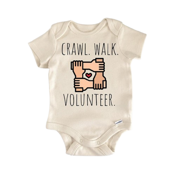 Volunteer Donate - Baby Boy Girl Clothes Infant Bodysuit Funny Cute Newborn  Funny Cute Onesie® | North Fork Forager LLC