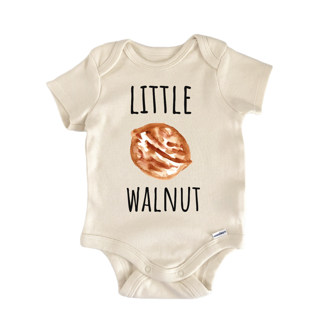 Walnut Nut Foodie Snack Newborn Gift Baby Bodysuit