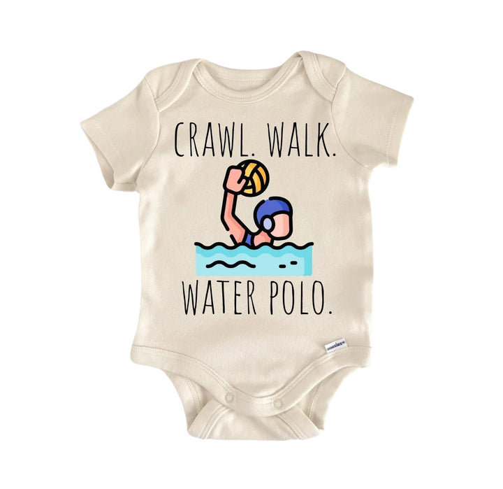 Water Polo Swimming - Baby Boy Girl Clothes Infant Onesie® Funny Cute GS1  Funny Cute Onesie® | North Fork Forager LLC