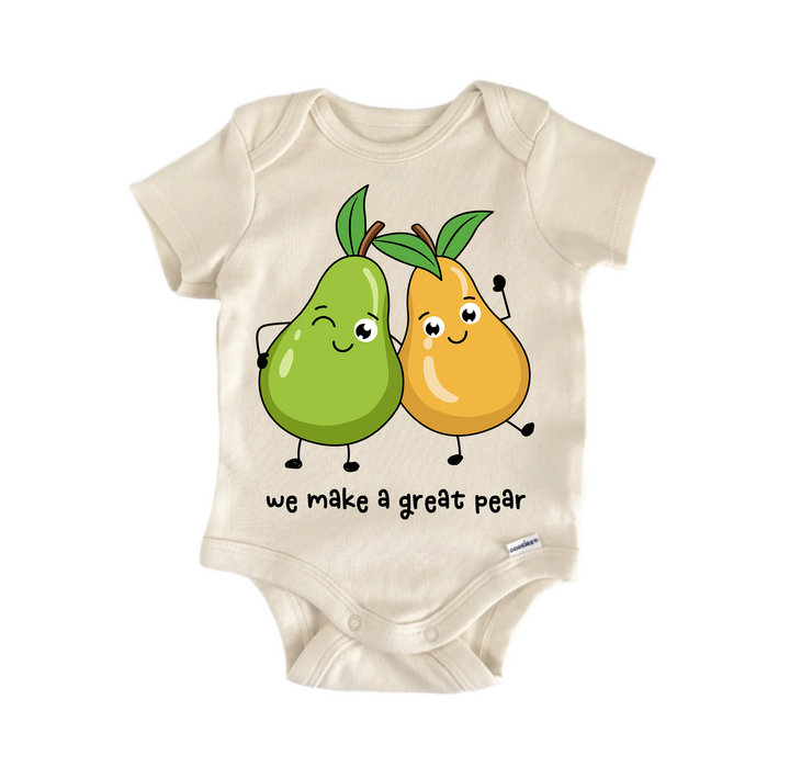 We Make A Great Pear Best Friends Bff Bestie Valentine's Day -  Baby Boy Girl Bodysuit