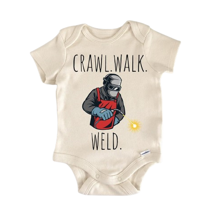 Welding Welder - Baby Boy Girl Clothes Infant Onesie® Funny Cute Newborn GS1  Funny Cute Onesie® | North Fork Forager LLC