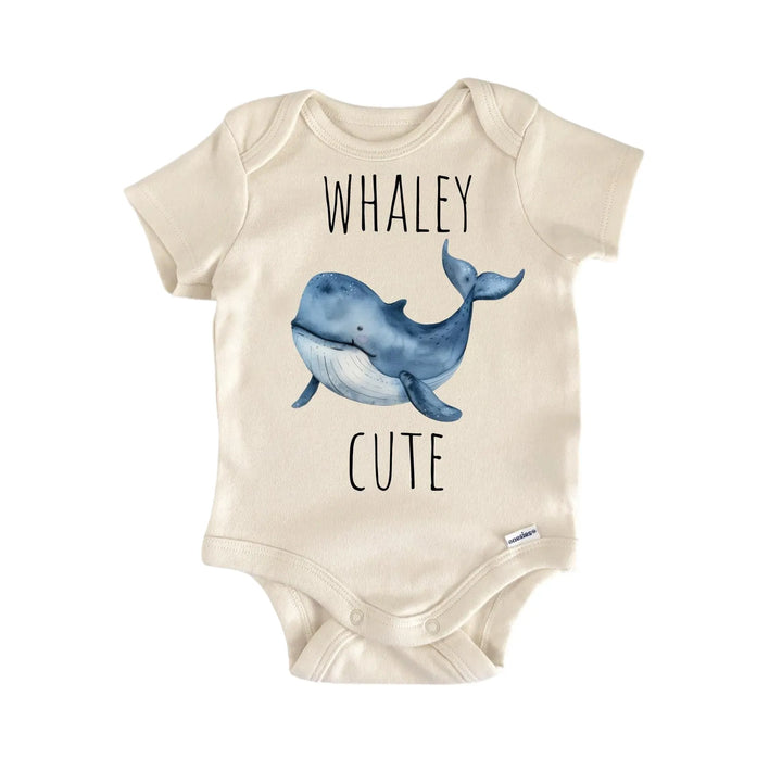 Whale Whaley Cute Beach - Baby Boy Girl Clothes Infant Onesie® Funny Cute Newborn GS1  Funny Cute Onesie® | North Fork Forager LLC