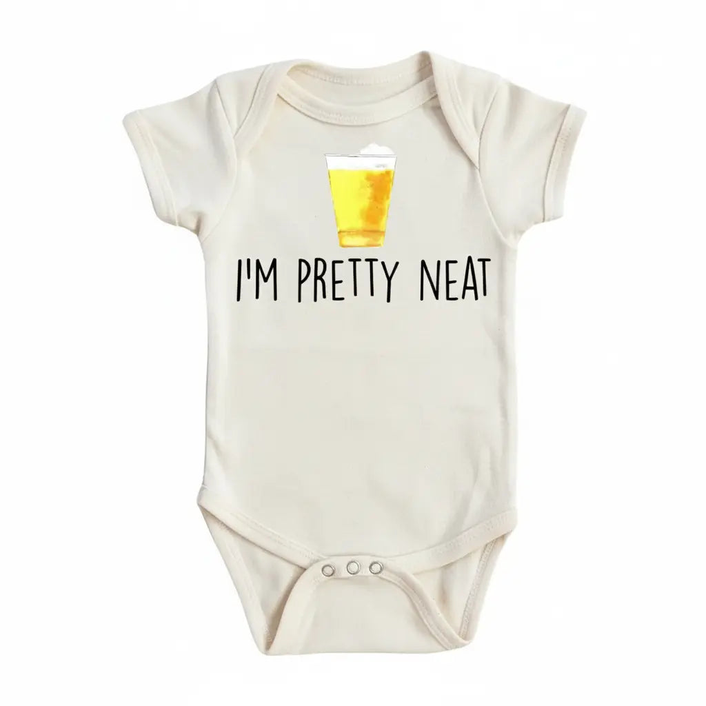 Whiskey Neat - Baby Boy Girl Clothes Infant Bodysuit Funny Cute Newborn  Funny Cute Onesie® | North Fork Forager LLC