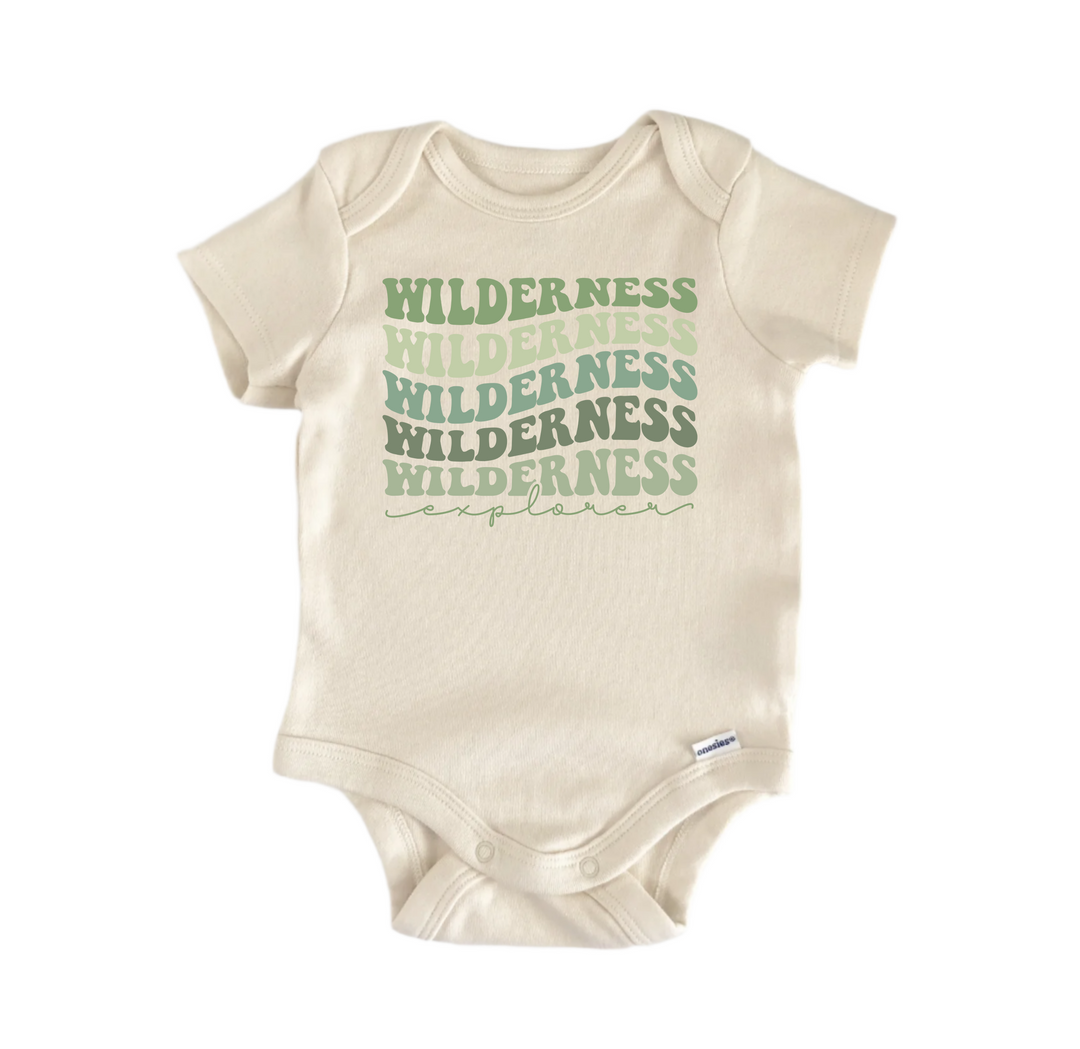 Wilderness Explorer Adventure -  Baby Boy Girl Clothes Bodysuit Funny Cute Newborn