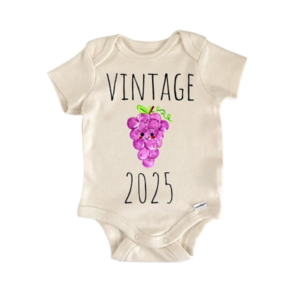 Wine Grape Vineyard - Baby Boy Girl Clothes Infant Bodysuit Funny Cute Newborn  Funny Cute Onesie® | North Fork Forager LLC