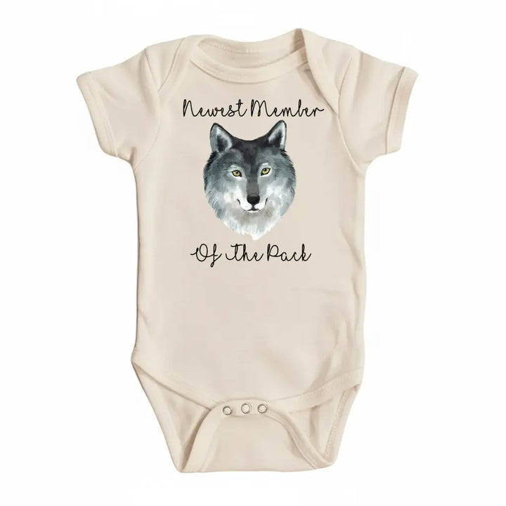 Wolf Pack - Baby Boy Girl Clothes Infant Bodysuit Funny Cute Newborn 1C  Funny Cute Onesie® | North Fork Forager LLC