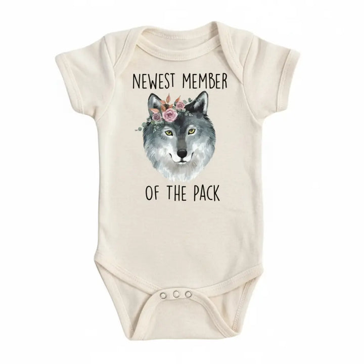 Wolf Pack - Baby Boy Girl Clothes Infant Bodysuit Funny Cute Newborn 1A  Funny Cute Onesie® | North Fork Forager LLC