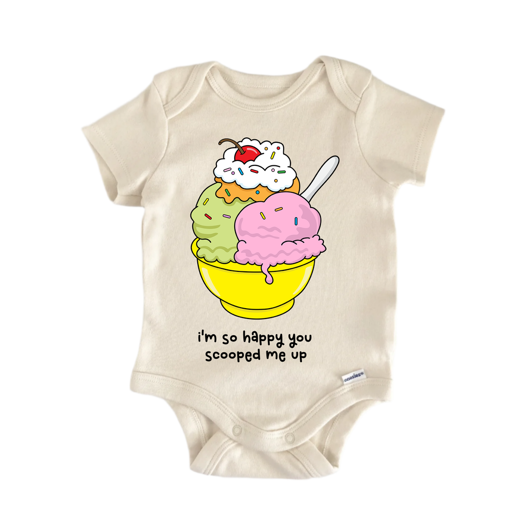 You Scooped Me Up Best Friends Bff Bestie Valentine's Day -  Baby Boy Girl Bodysuit  Funny Cute Onesie® | North Fork Forager LLC
