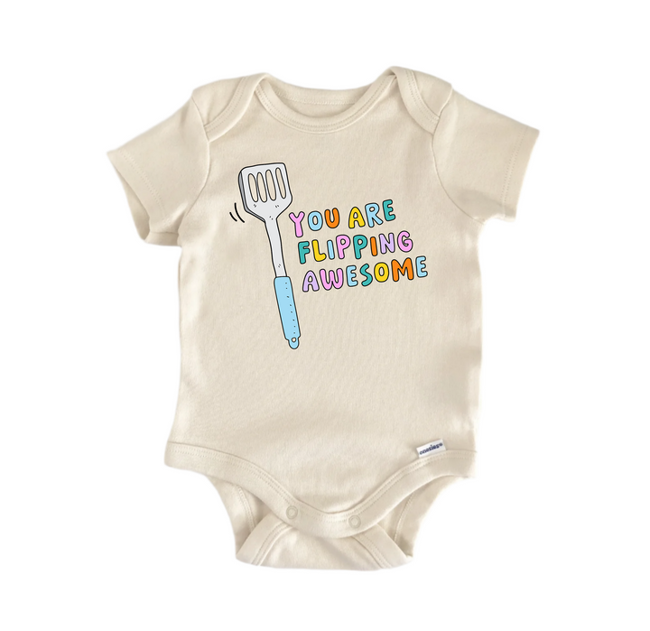 Flipping Awesome Valentine's Day Best Friends - Baby Boy Girl Clothes Bodysuit Funny
