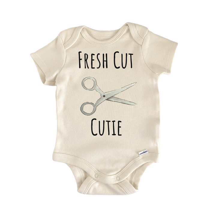 Hairdresser Barber Haircut Scissors Baby Gift Baby Onesie®