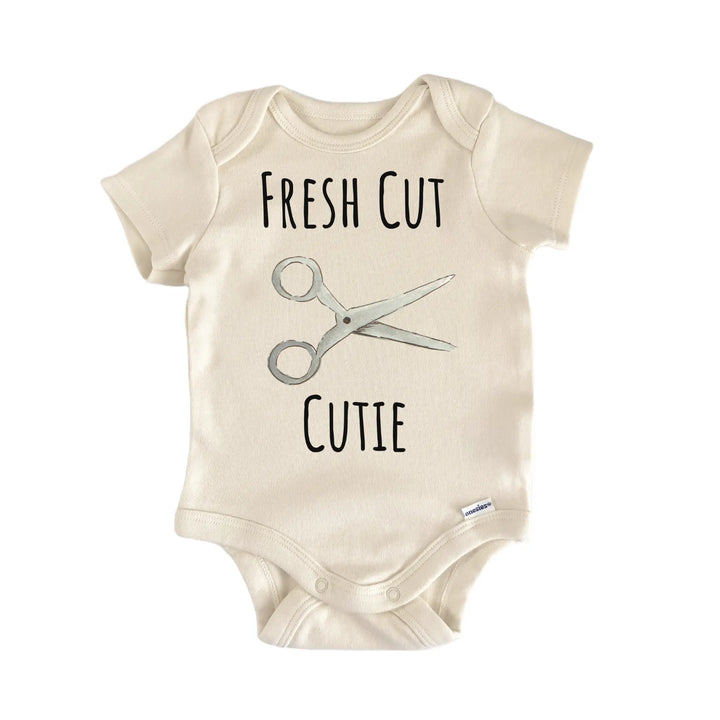 Hairdresser Barber Haircut Scissors Baby Gift Baby Bodysuit
