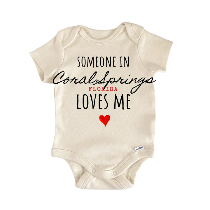 Coral Springs Florida Baby Gift Baby Bodysuit