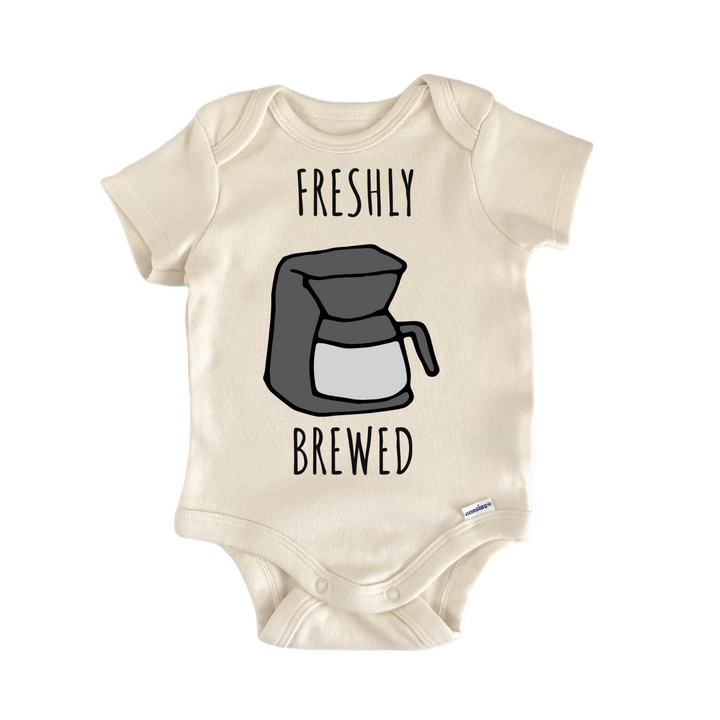 Freshly Brewed Coffee Pot Baby Gift Baby Onesie®