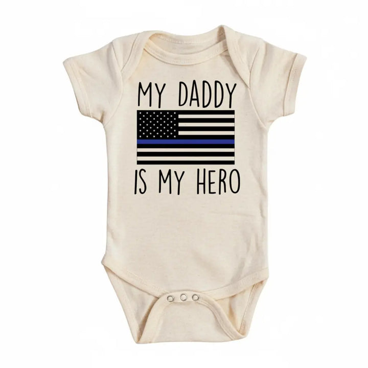 Police Blue Thin - Baby Boy Girl Clothes Infant Bodysuit Funny Cute Newborn  Funny Cute Onesie® | North Fork Forager LLC