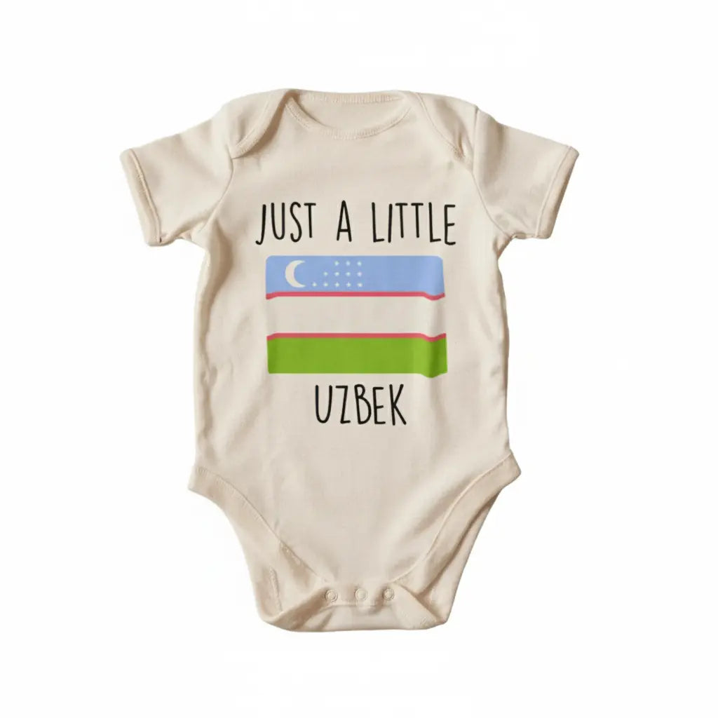Uzbekistan  - Baby Boy Girl Clothes Infant Bodysuit Funny Cute Newborn  Funny Cute Onesie® | North Fork Forager LLC