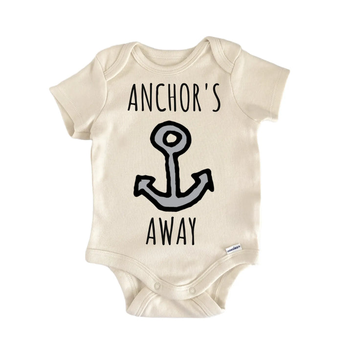 Nautical Anchor Boat Boating Sailor Baby Gift Baby Bodysuit