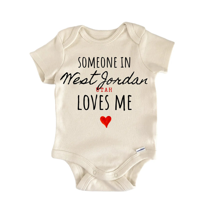 West Jordan Utah Baby Gift Baby Bodysuit