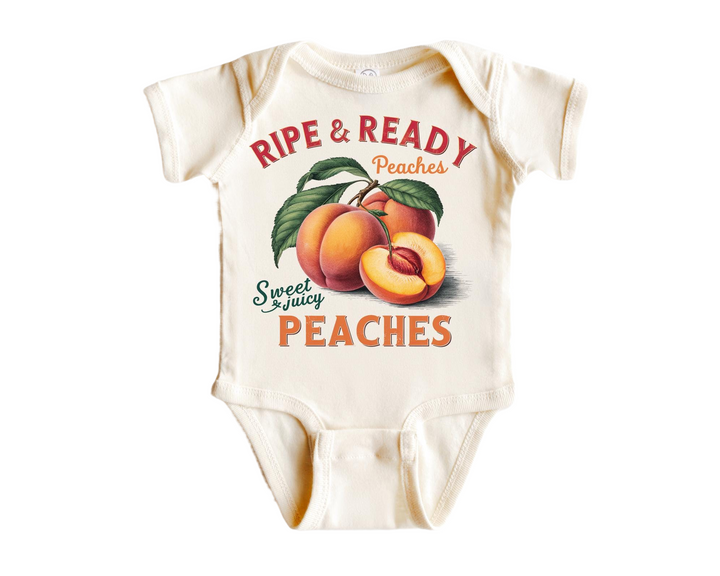 Sweet Peach - Baby Boy Girl Clothes Infant Bodysuit Funny Cute Newborn  Funny Cute Onesie® | North Fork Forager LLC