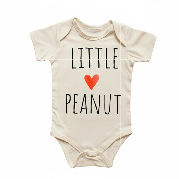 Little Peanut Heart - Baby Boy Girl Clothes Infant Bodysuit Funny Cute Newborn  Funny Cute Onesie® | North Fork Forager LLC