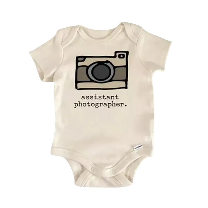 Photographer Camera - Baby Boy Girl Clothes Infant Bodysuit Funny Cute  Funny Cute Onesie® | North Fork Forager LLC