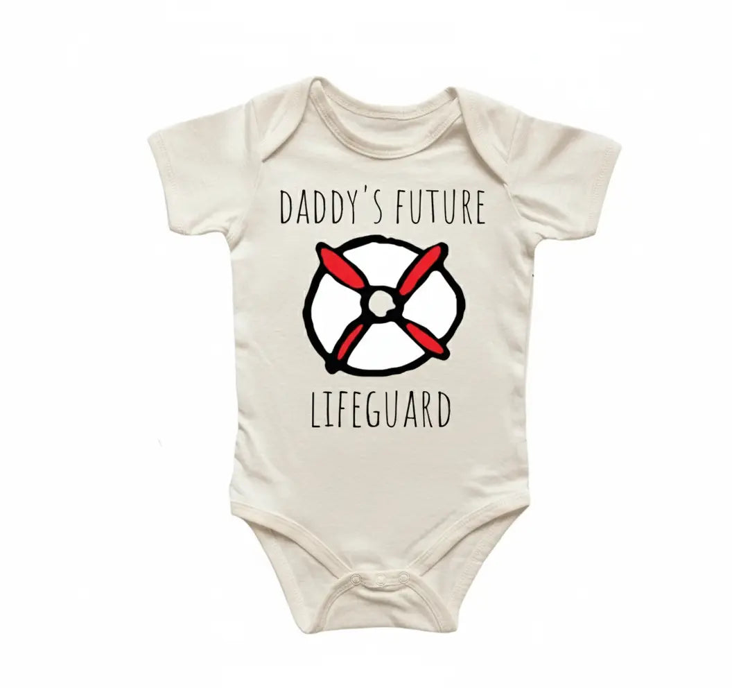 Lifeguard Daddy - Baby Boy Girl Clothes Infant Bodysuit Funny Cute Newborn  Funny Cute Onesie® | North Fork Forager LLC