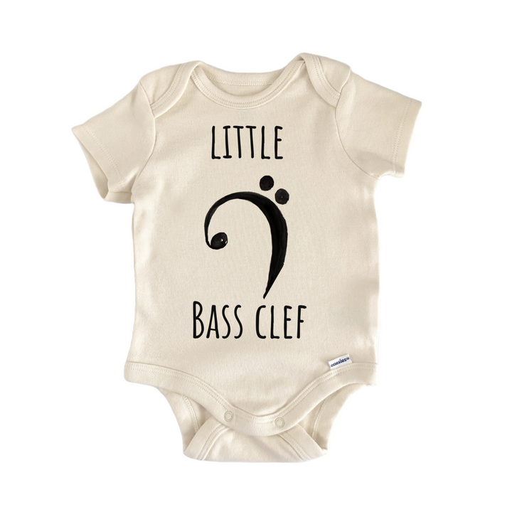 Little Bass Clef Piano Keyboard Note Baby Gift Baby Onesie®