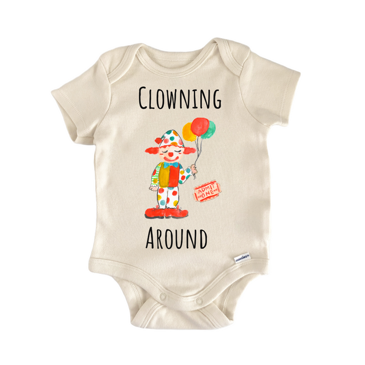 Clowning Around Clown Circus Baby Gift Baby Onesie®
