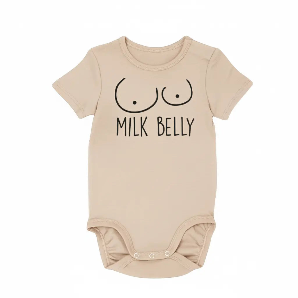 Milk Belly - Baby Boy Girl Clothes Infant Onesie® Funny Cute Newborn GS1  Funny Cute Onesie® | North Fork Forager LLC