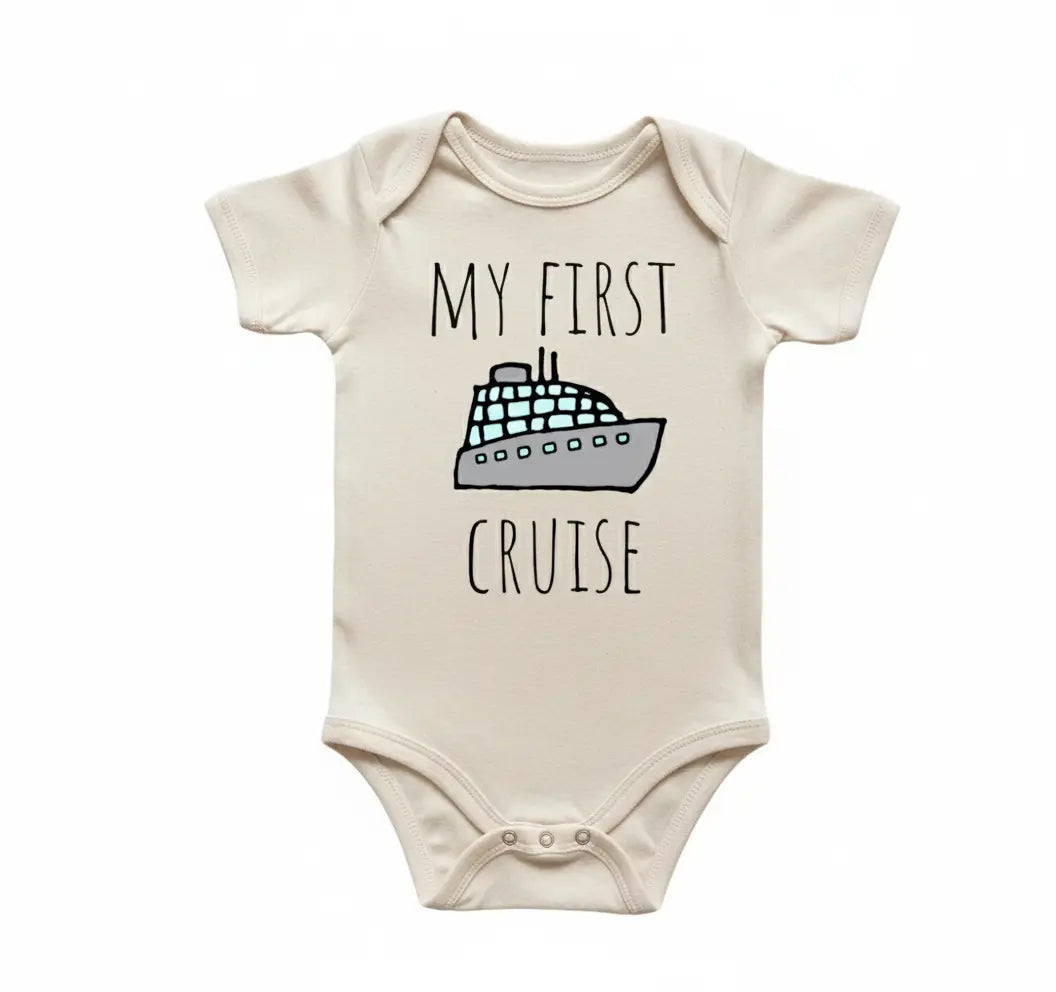First Cruise - Baby Boy Girl Clothes Infant Bodysuit Funny Cute Newborn  Funny Cute Onesie® | North Fork Forager LLC
