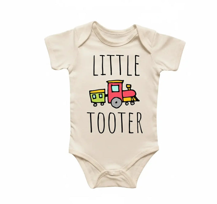 Train Tooter - Baby Boy Girl Clothes Infant Bodysuit Funny Cute Newborn  Funny Cute Onesie® | North Fork Forager LLC