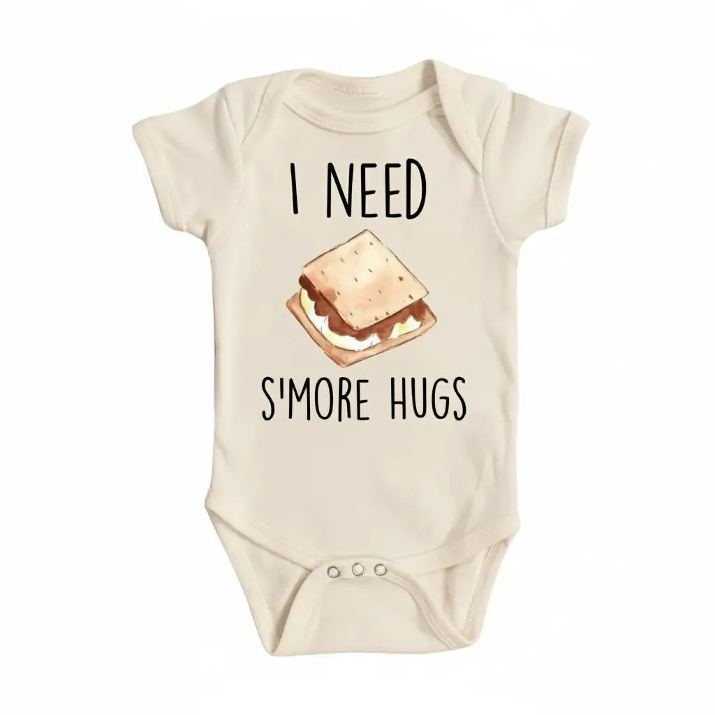 S'more Hugs - Baby Boy Girl Clothes Infant Onesie® Funny Cute Newborn GS1  Funny Cute Onesie® | North Fork Forager LLC