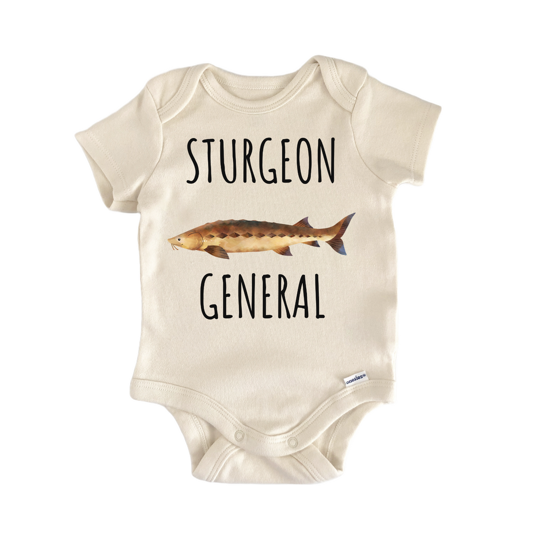 Lake Sturgeon Fish Freshwater Fishing Baby Gift Baby Onesie®