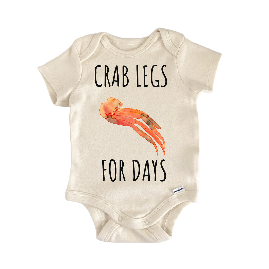 Crab Legs Seafood Newborn Gift Baby Onesie®
