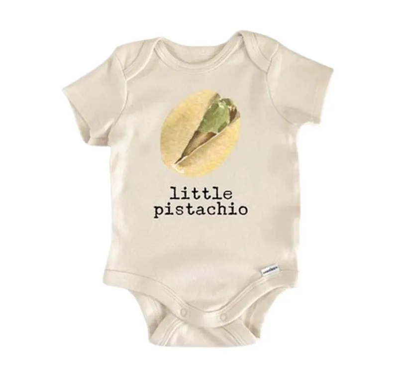 Pistachio Nut  - Baby Boy Girl Clothes Infant Bodysuit Funny Cute Newborn  Funny Cute Onesie® | North Fork Forager LLC
