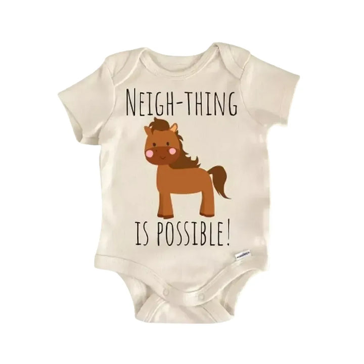 Horse Equestrian - Baby Boy Girl Clothes Infant Onesie® Funny Cute Newborn GS1  Funny Cute Onesie® | North Fork Forager LLC