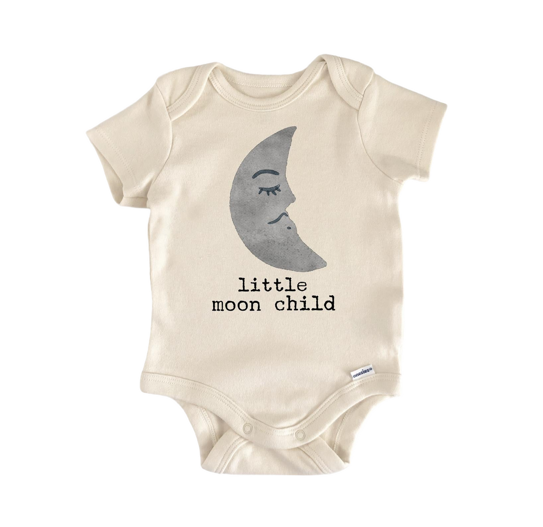 Moon Child Magic Celestial  2 - Baby Boy Girl Clothes Infant Bodysuit Funny Cute Newborn  Funny Cute Onesie® | North Fork Forager LLC