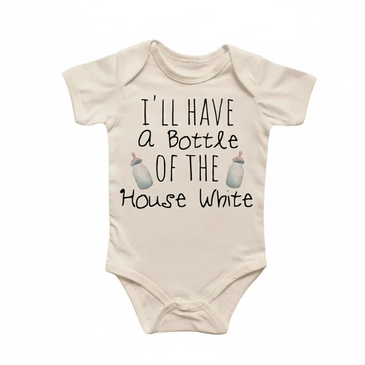 House White Wine - Baby Boy Girl Clothes Infant Bodysuit Funny Cute Newborn  Funny Cute Onesie® | North Fork Forager LLC