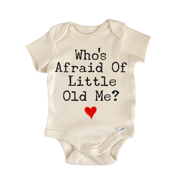 Afraid Little Me Pop Country Music - Baby Bodysuit  Funny Cute Onesie® | North Fork Forager LLC