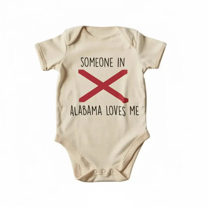 Alabama - Baby Boy Girl Clothes Infant Bodysuit Funny Cute Newborn  Funny Cute Onesie® | North Fork Forager LLC