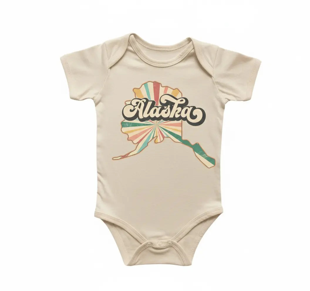 Alaska - Baby Boy Girl Clothes Infant Bodysuit Funny Cute Newborn  Funny Cute Onesie® | North Fork Forager LLC