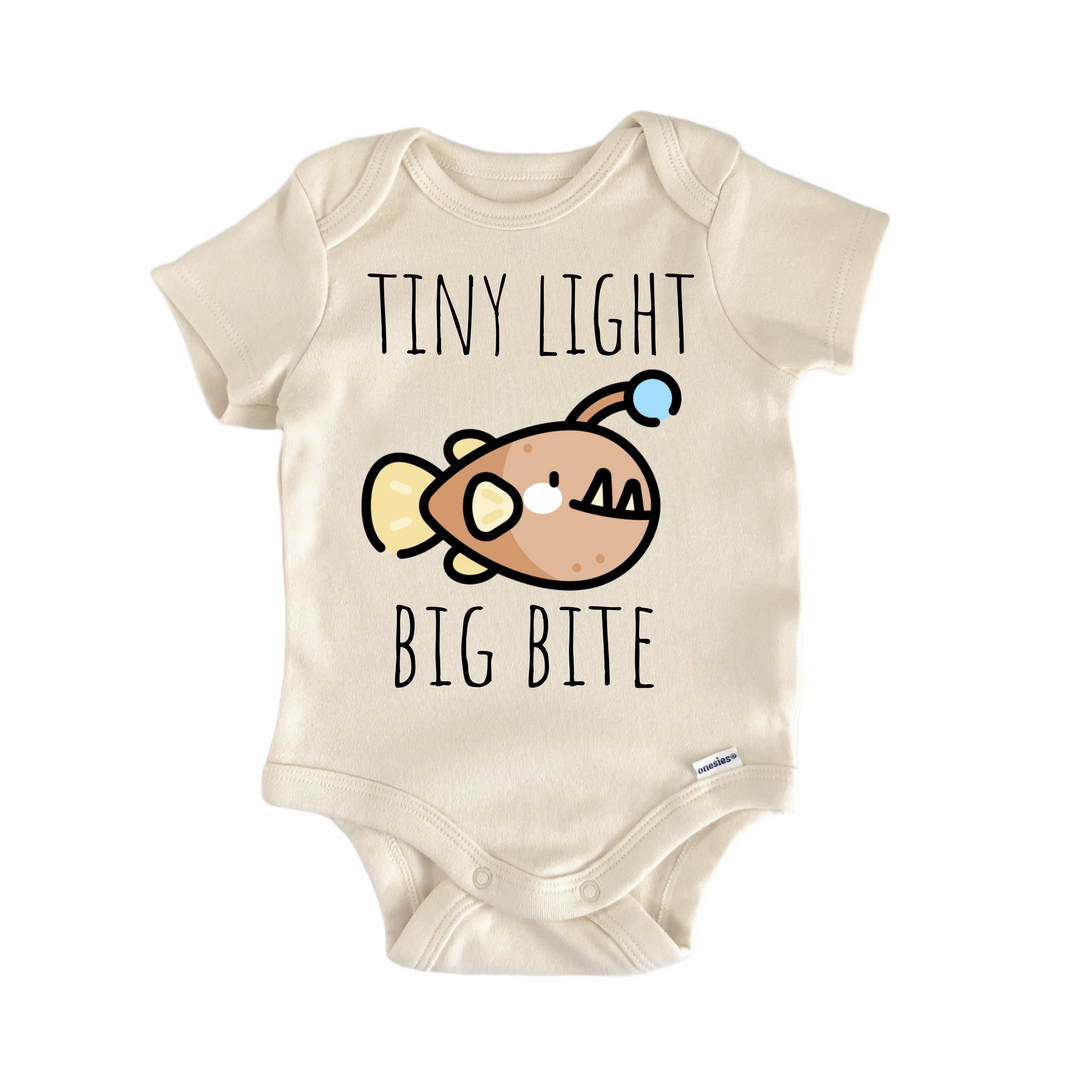 Anglerfish Deepsea Fish Angler - Baby Bodysuit  Funny Cute Onesie® | North Fork Forager LLC